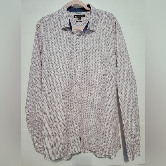 Michael Kors Other - Michael Kors Mens Slim Fit Button-down Shirt XXL Multicolor
